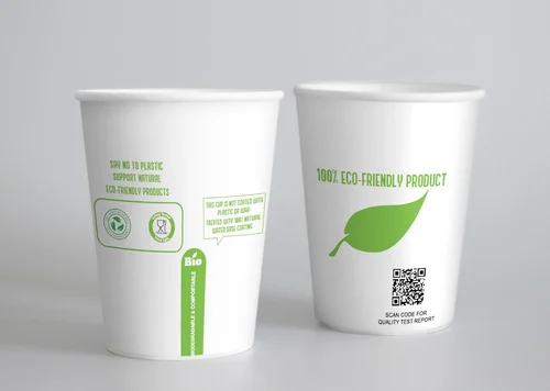 100 Eco Friendly Paper Cups Cleantech Mart