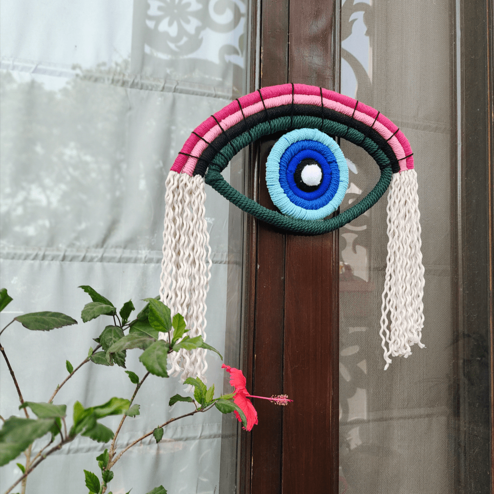 Macrame Evil Eye Wall Hanging Cleantech Mart