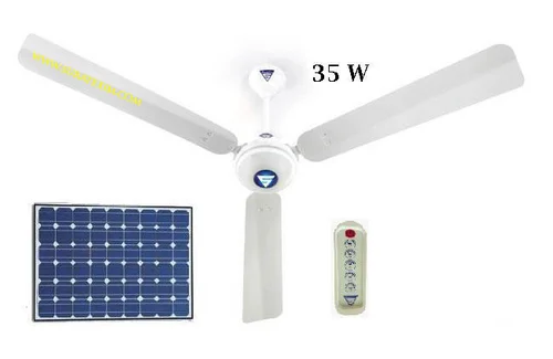 DC Solar Ceiling Fan