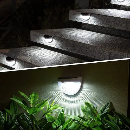 Homehop Solar LED Lights for Garden Outdoor Home Wall Step Decorative Waterproof Lamps