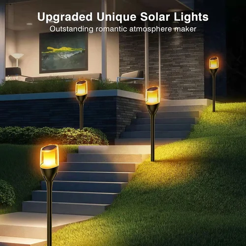 Homehop Solar Flame Light for outdoor Pathway lamp