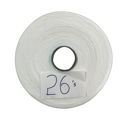 26 Count Recycled and dyed Yarn (White)