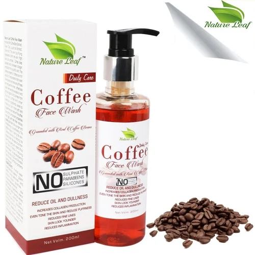 Coffee Face Wash 200 ml .Third Party Manufacturing &amp; Private Label