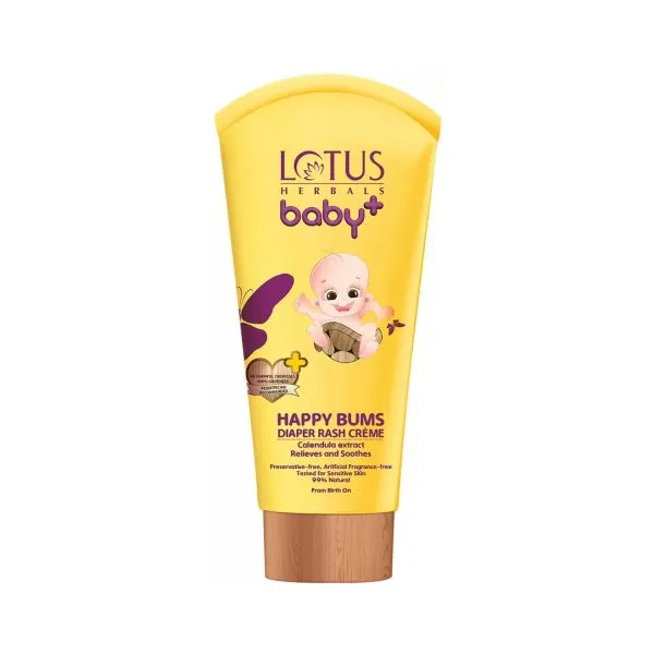Lotus Herbals Baby Plus Happy Bums Diaper Rash Cream – 100g