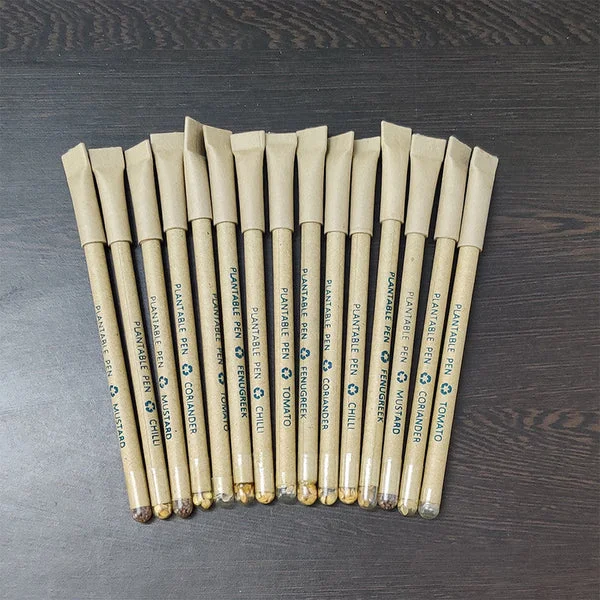100% Recycled Paper Pens - Set of 10