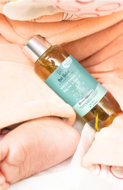 Winter Baby Scalp &amp; Hair Oil - Brahmi Matsyakshi DASABUTI - 110ml