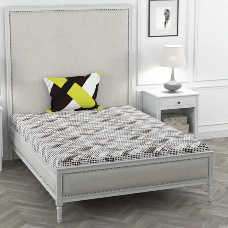 PORTICO Multicolor Printed Single Bedsheet Set-152 x 229 cm-Cotton