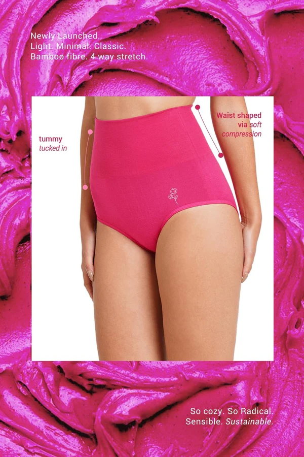 Super Soft Bamboo Fibre Antimicrobial Seamless Tummy Tucker-ISP067-Jazzy