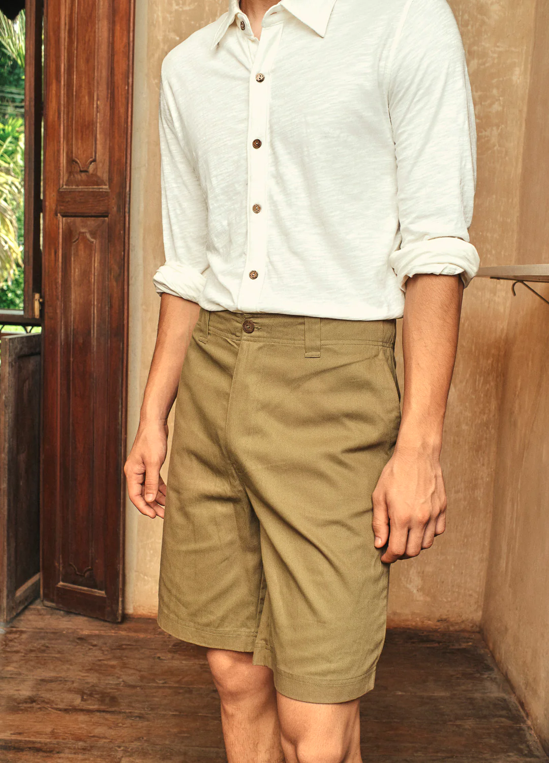 Olive Relaxed Shorts