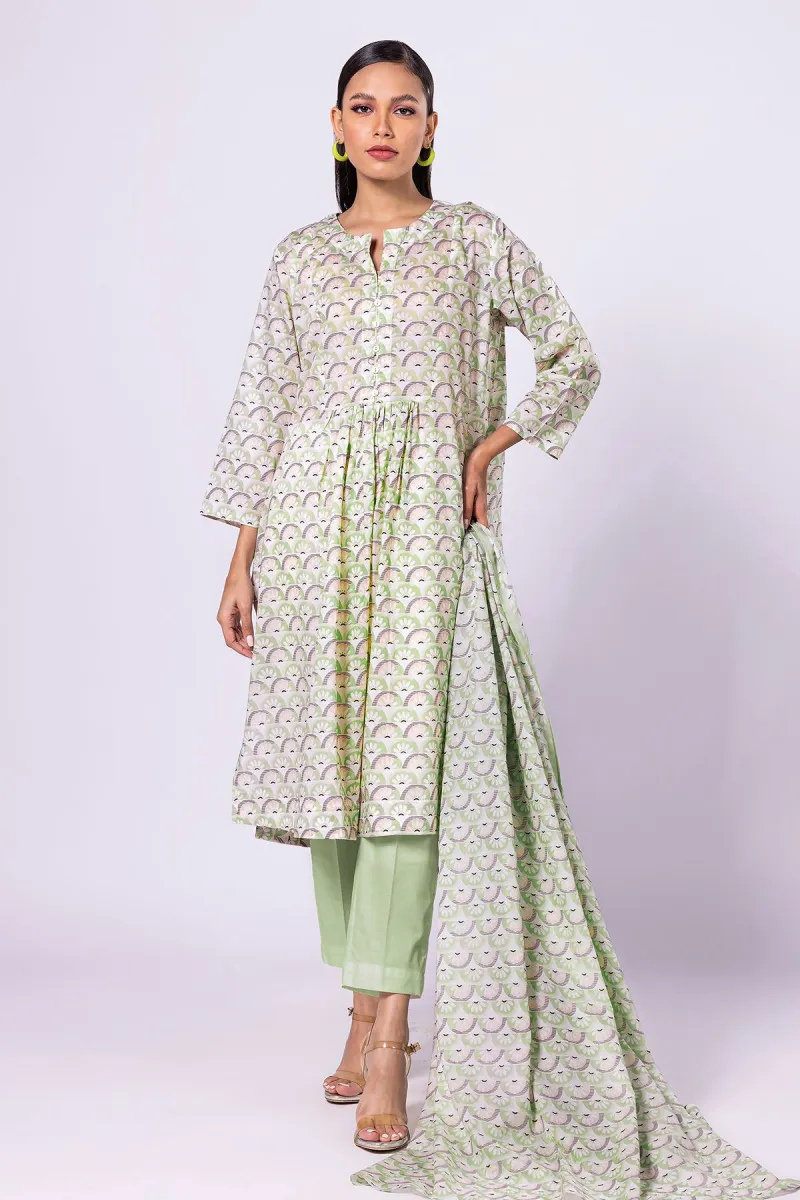 Khaadi Eid Festive Lawn 2023 | ala23140_white