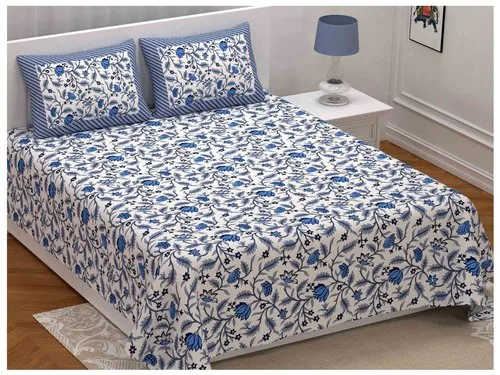 Floral Print Cotton Bedsheets