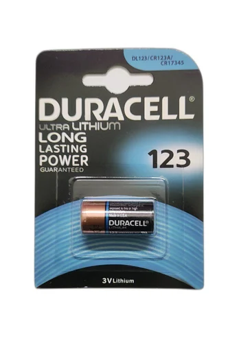 Duracell CR123 Lithium Batteries