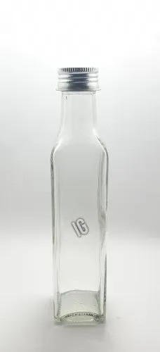 Transparent 250ml Glass Oil Bottle