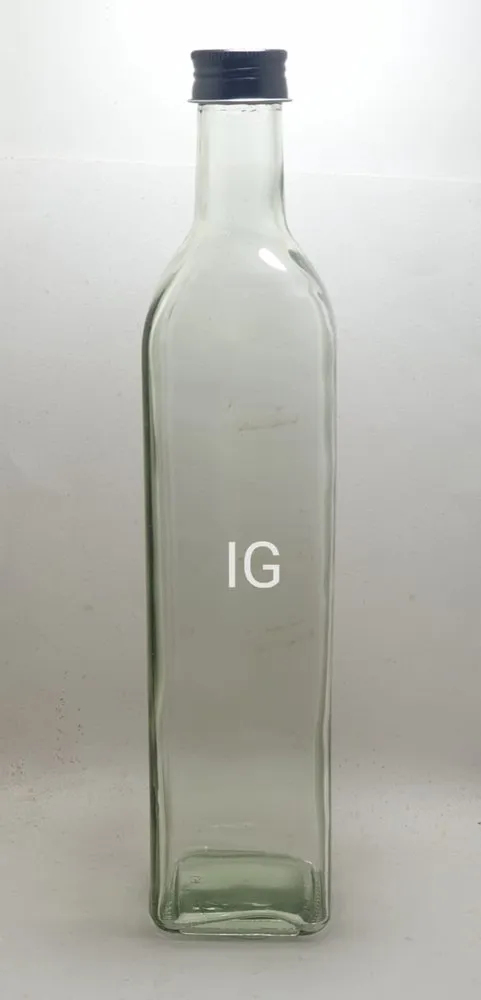 Transparent 750ml Oil Glass Bottle