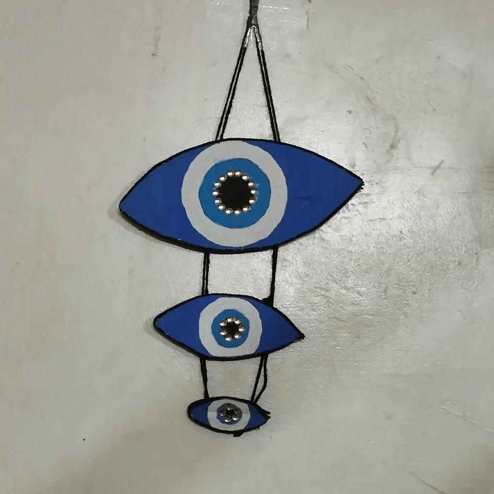 Car Hanging Evil Eye