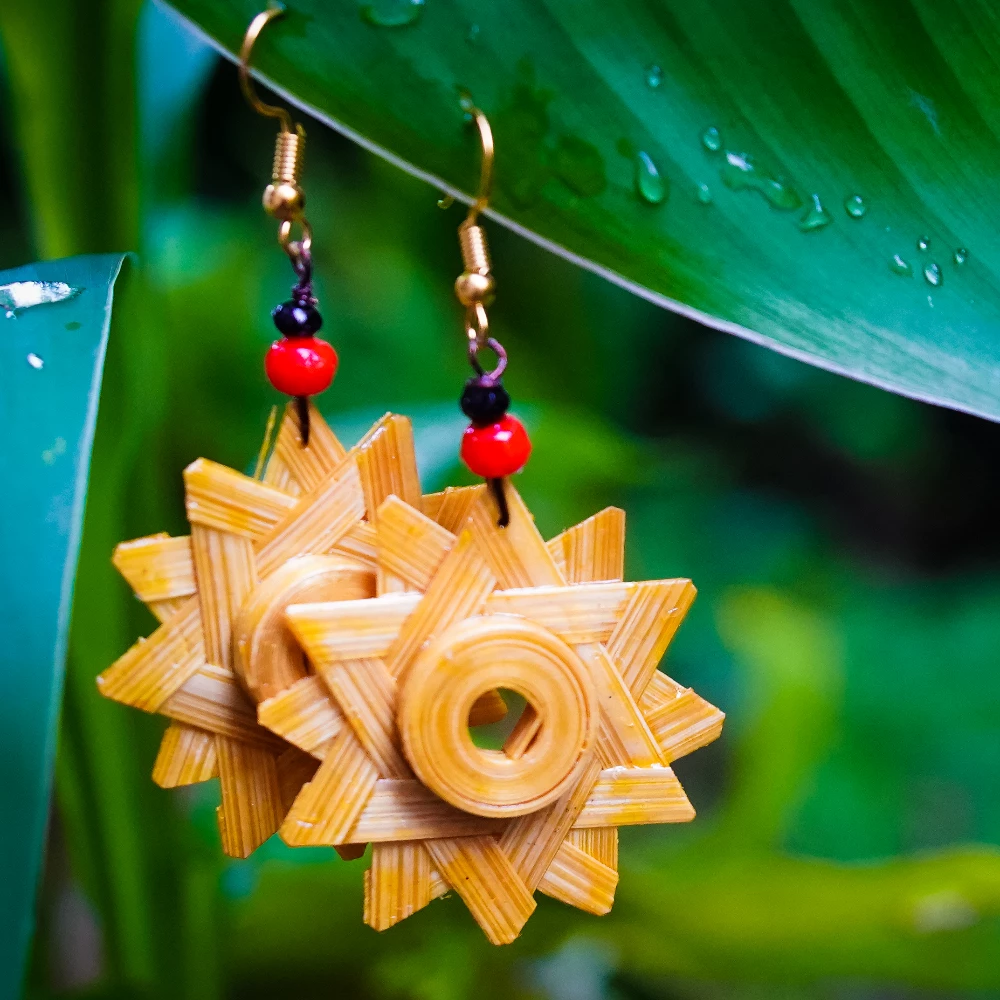 Bamboo Earrings Design-4