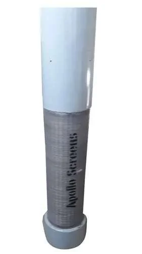 SS 6" Dia Vee Wire Single Screen Filter, For Industrial, Capacity: 5560LPH