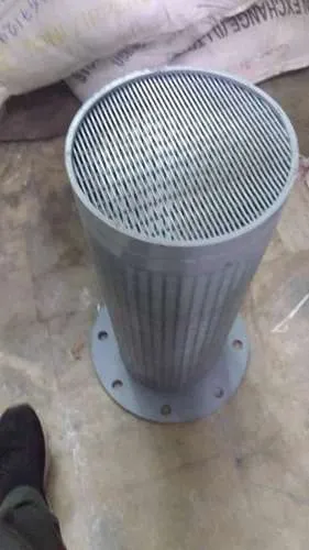 Rain Water Horizontal Vee Wire Screen Filter 6" Dia X 0.75 Mtr Length