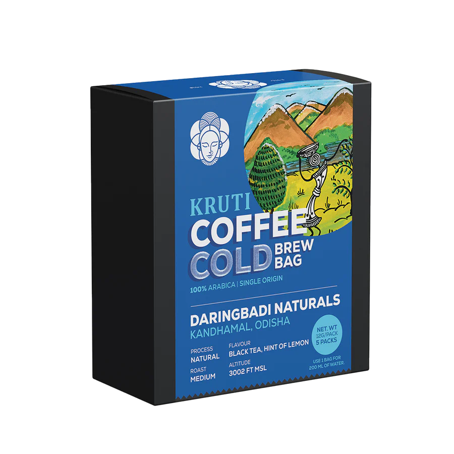 Kruti Coffee - Daringbadi Naturals Cold Brew Bag | Medium Roast - pack of 5