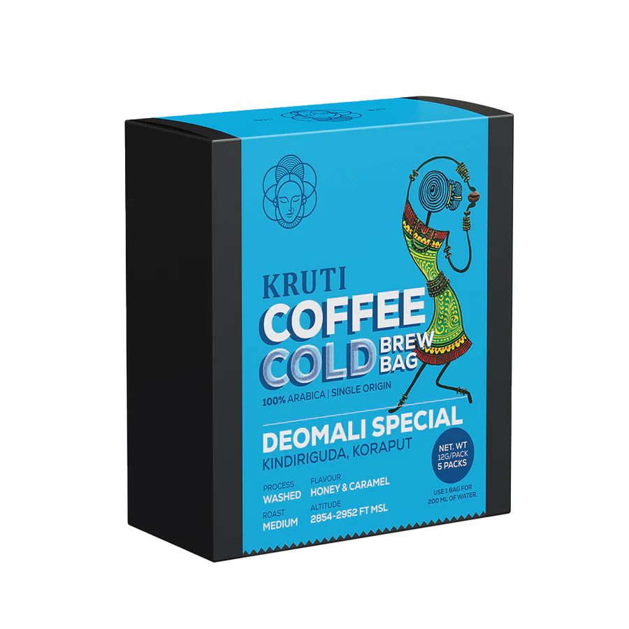 Kruti Deomali Special Cold Brew Bag | Medium Roast - Pack of 5