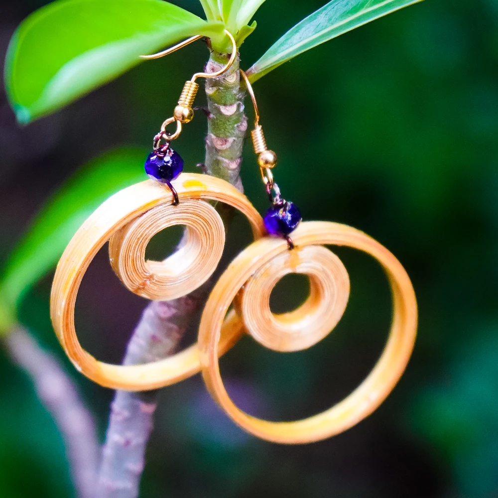 Bamboo Earrings Design-3