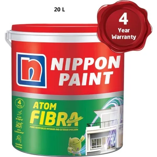 Nippon Paint 20 L Atom Fibra 2-in-1 Interior &amp; Exterior Emulsion