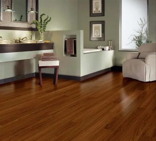 Brown Vinyl Floor Planks, For Office And Home, Thickness: 4-10 Mm