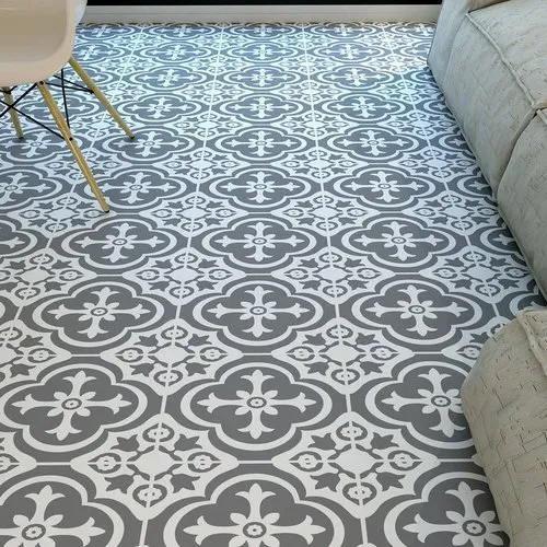 Square Printed Vinyl Flooring Tile