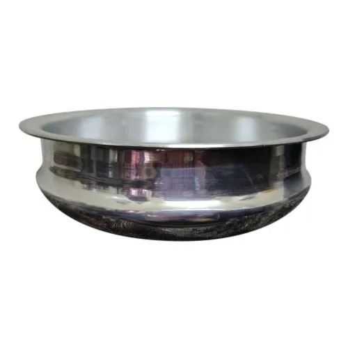 Krishna Silver Aluminium sipri /Uruli/ handi /, For Cooking, Size: 10-15 Inch