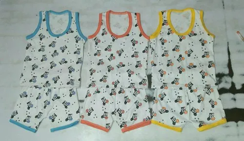 Newborn Baby Boy sinkar cotton Printed sendo 2pis Dress