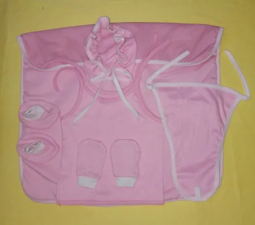 New Bron Baby Kit Hospital Gift Set Dress 6pis