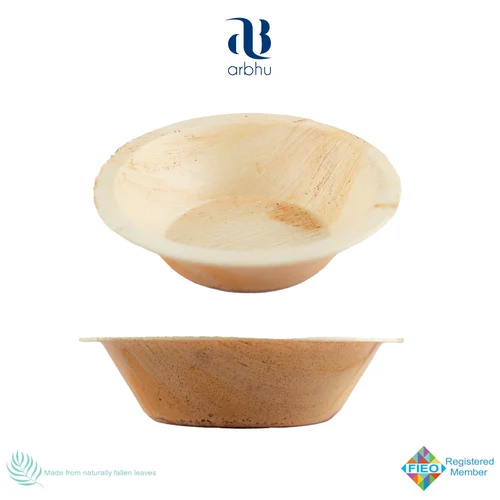 Biodegradable Disposable Areca Leaf Round Bowls