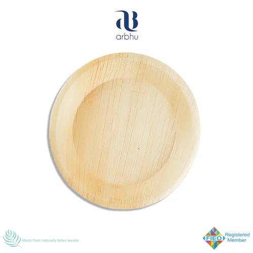 Areca Round Shallow Plate Combo