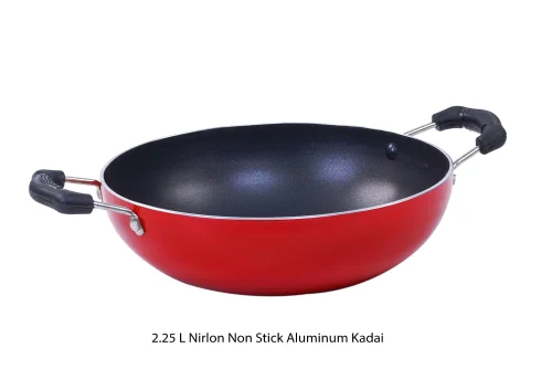2.25 L Nirlon Non Stick Aluminum Kadai
