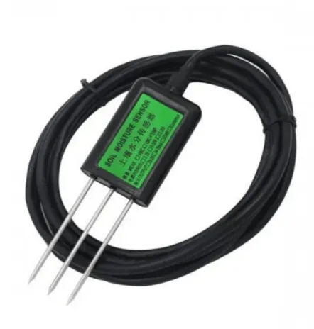 Soil Temperature Moisture Sensor with Analog Output 0-5v, Size: 45x15x123mm, Model Name/Number: RS-SD-*-TR-1