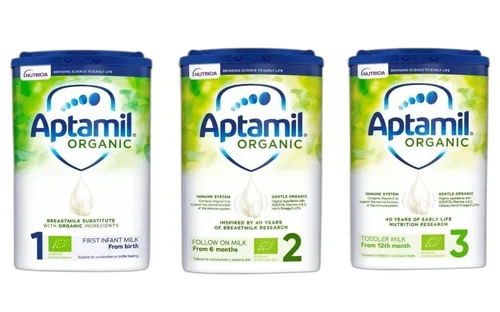 Nutricia Aptamil Organic First Infant Milk, Packaging Type: Box, 800gm