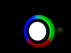 6+3W Double Color Led Panel Light