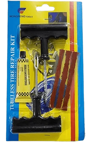 Tubeless Tyre Repair Puncture Kit With Solution