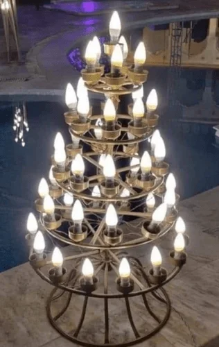 Warm White Wedding Fluorescent Light Stand, IP54, 7W