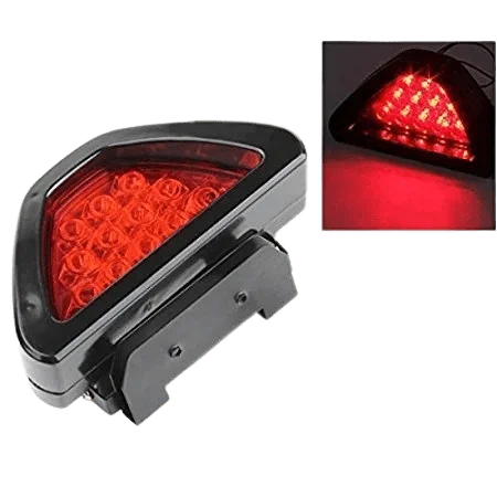 Type R LED Red Brake Strobe Tail Light Flasher For Car/Bike