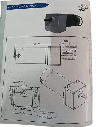 Pmdc Inland Motar 90w 120w180w 180 V