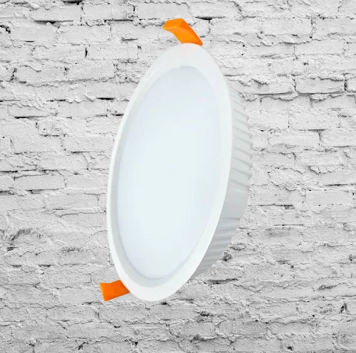 Round 24W LED RECESSED DOWNLIGHT, 6500K, Cool Daylight