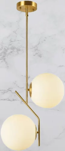 White Glass Wall Light