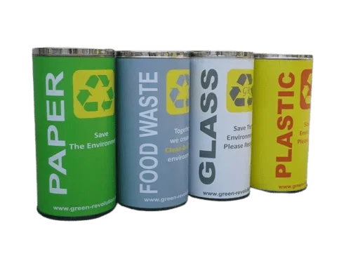 Stainless Steel Recycle Bins, Size: 71l