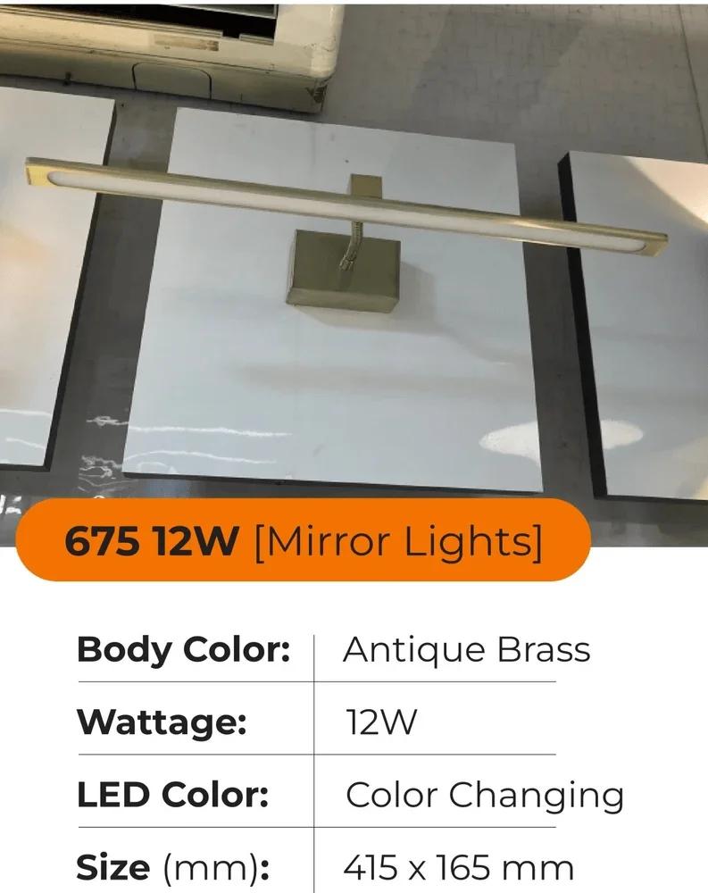 Sinoman Antique Straight Picture Light, Office, 12 W