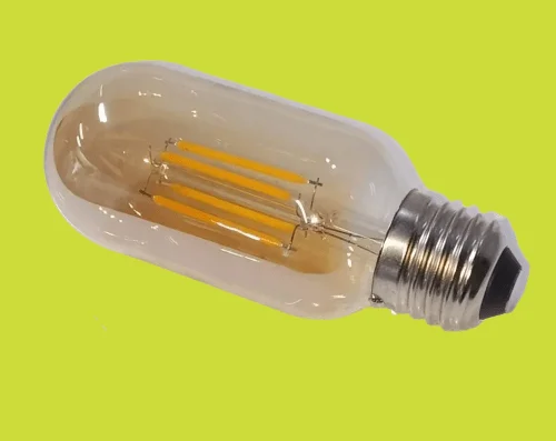 Glass 4W Transparent Filament Bulb, Warm White