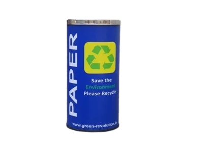 Steel Recycle Bins Color Code, Size: 70l