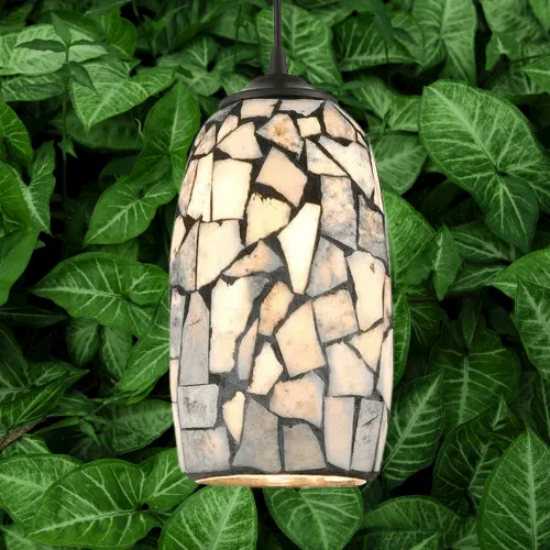 Designed Stone Hanging Light
