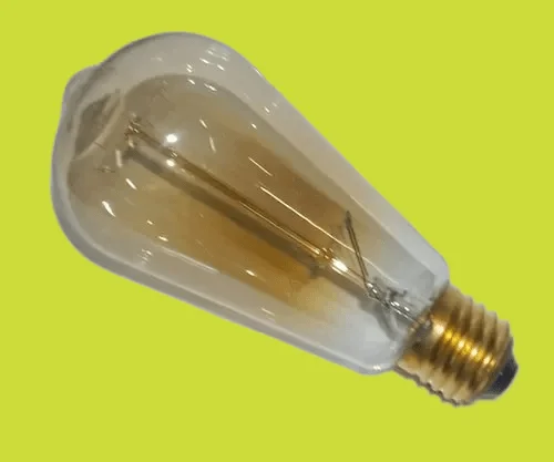 Ceramic E27 LED Filament Bulb, Warm White, 5W