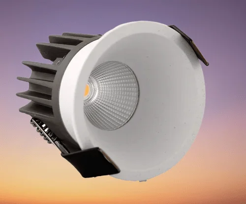 Round 15W DEEP RECESSED COB DOWNLIGHT, 6500K, Cool Daylight